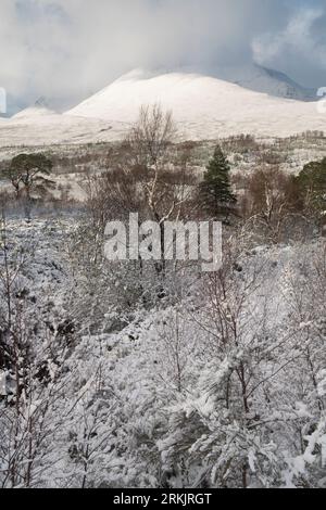 Winterbedingungen in Torridon, West Highlands of Scotland, UK Stockfoto