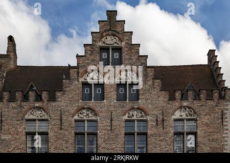 Außenansicht des St. John's Hospital, Brügge, Belgien. Das älteste Krankenhaus Europas. Stockfoto