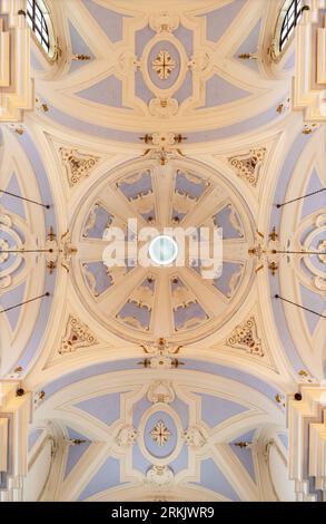 MONOPOLI, ITALY - MARCH 6, 2022: The cupola of church Chiesa di San Franceso d Assisi. Stock Photo