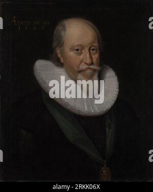 John Erskine, 2nd Earl of Mar, c 1562 . 1634. Lord High Treasurer of Scotland 1626 by Adam de Colone Stock Photo