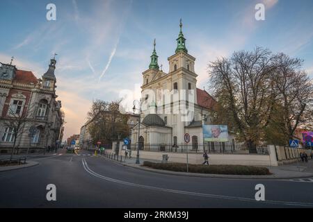 St. Florian-Kirche - Krakau, Polen Stockfoto