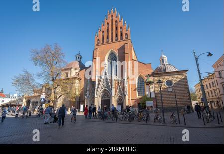 Basilika der Heiligen Dreifaltigkeit - Krakau, Polen Stockfoto