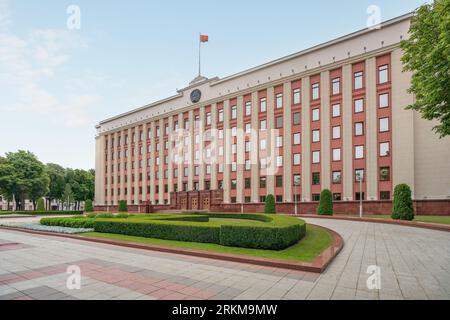 Presidential Administration of Belarus - Minsk, Belarus Stock Photo