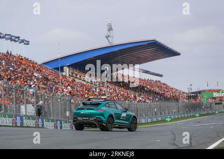 Safety Car pit straight during the FORMULA 1 HEINEKEN DUTCH GP at CM.com Circuit Zandvoort, Zandvoort, Netherlands on 25 August 2023 Stock Photo