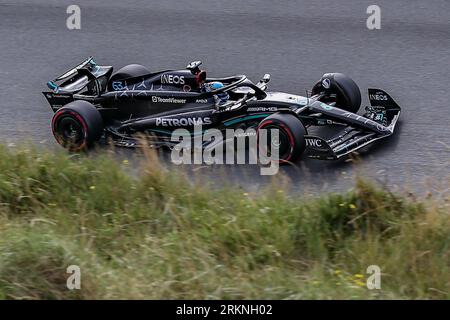 George Russell 63 (GBR), Mercedes W14 during the FORMULA 1 HEINEKEN DUTCH GP at CM.com Circuit Zandvoort, Zandvoort, Netherlands on 25 August 2023 Stock Photo