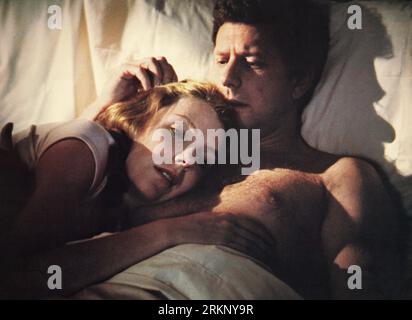 Jill Clayburgh, Michael Murphy, am Drehort des Films „an Unmarried Woman“, 20th Century-Fox, 1978 Stockfoto