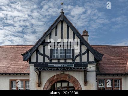 Wemyss Bay, Schottland, Vereinigtes Königreich - 28. Juli 2023 - Fährterminal an der Wemyss Bay Stockfoto