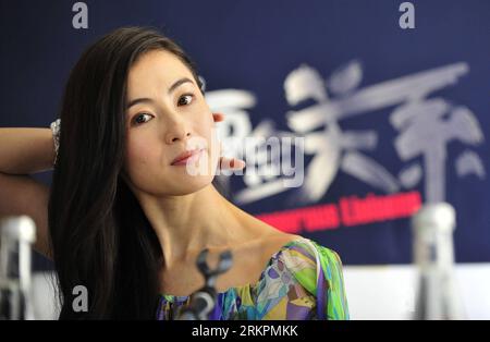 Bildnummer: 58027692  Datum: 24.05.2012  Copyright: imago/Xinhua (120524) -- CANNES, May 24, 2012 (Xinhua) --Hong Kong actress Cecilia Cheung attends a press conference of the film Dangerous Liaisons by South Korean director Jin-ho Hur at the 65th Cannes Film Festival, in Cannes, southern France, May 24, 2012.(Xinhua/Ye Pingfan) (srb) FRANCE-CANNES-FILM FESTIVAL-DANGEROUS LIAISONS PUBLICATIONxNOTxINxCHN Kultur Entertainment People Film 65. Internationale Filmfestspiele Cannes PK x0x xub 2012 quer premiumd      58027692 Date 24 05 2012 Copyright Imago XINHUA  Cannes May 24 2012 XINHUA Hong Kong Stock Photo