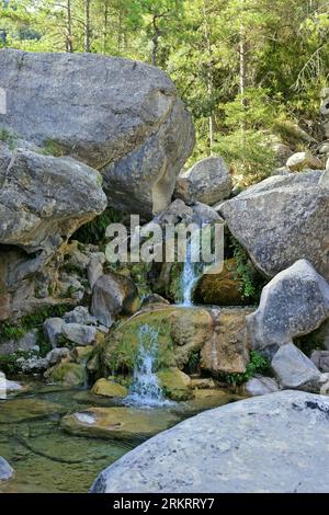 Parrizal de Beceite Route in der Region Matarraña, Provinz Teruel, Aragon, Spanien Stockfoto