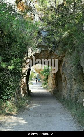 Parrizal de Beceite Route in der Region Matarraña, Provinz Teruel, Aragon, Spanien Stockfoto