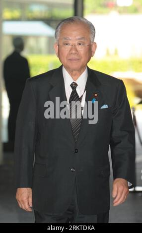 Bildnummer: 58452228 Datum: 10.09.2012 Copyright: imago/Xinhua (120910) -- TOKIO, 10. September 2012 (Xinhua) -- Aktenfoto vom 4. Juni 2012 zeigt Tadahiro Matsushita, den Minister für Postreformen und Finanzdienstleistungen, am offiziellen Wohnsitz des Premierministers in Tokio, Japan. Tadahiro Matsushita wurde am Montag, den 10. September 2012, tot in seinem Haus in Tokio aufgefunden. (Xinhua/Kenichiro Seki) JAPAN-FINANZMINISTER-TOD PUBLICATIONxNOTxINxCHN People Politik x0x xdd Premiumd 2012 hoch 58452228 Datum 10 09 2012 Copyright Imago XINHUA Tokyo 10. September 2012 XINHUA Datei Foto aufgenommen AM 4. Juni 2012 zeigt M Stockfoto