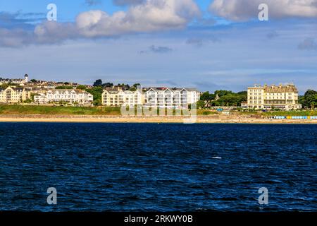 Hotels und Apartments mit Hafenlage in Falmouth, Cornwall, England, Großbritannien Stockfoto