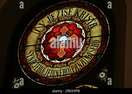 New Prag, Usa. August 2023. St. Wenceslaus Church, New Prague (USA) Credit: Martin Weiser/CTK Photo/Alamy Live News Stockfoto