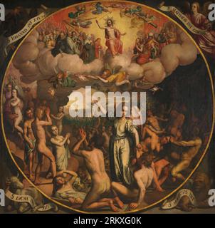 Last Judgment 1611 by Aert Pietersz Stock Photo