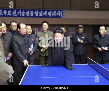 Bildnummer: 59325727  Datum: 08.03.2013  Copyright: imago/Xinhua top leader of the Democratic People s Republic of Korea (DPRK) Kim Jong Un (C) inspecting the sports village in Chongchun Street March 8, 2013. The village was built on the occasion of the 40th anniversary of the founding of the DPRK. It is a comprehensive sports and cultural centre with gymnasiums, sports persons restaurant, hotels and welfare service facilities. (Xinhua/KCNA) (msq) DPRK-KIM JONG UN-SPORTS VILLAGE-INSPECTION PUBLICATIONxNOTxINxCHN Politik People Nord Korea Nordkorea x0x xub 2013 quer Highlight premiumd     59325 Stock Photo