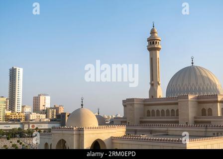 Al-Fateh Moschee Bahrain - eine der größten Moscheen der Welt Stockfoto