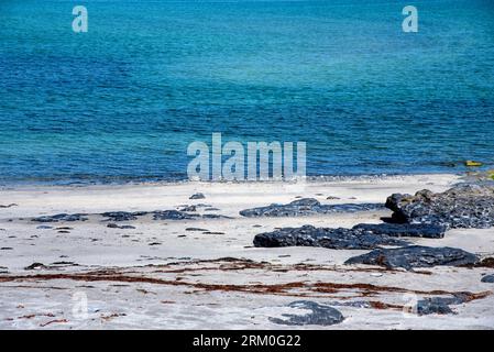 Ein fabelhafter, sicherer, sauberer Strand auf Inis Mor, Co, Galway, Inishmore, Aran Island, Irland Stockfoto