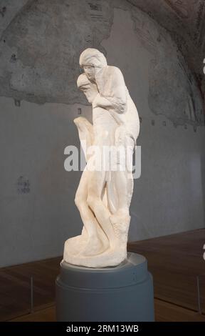 Pietà Rondanini von Michelangelo, Skulptur, Castello Sforzesco, Mailand, Italien. Stockfoto