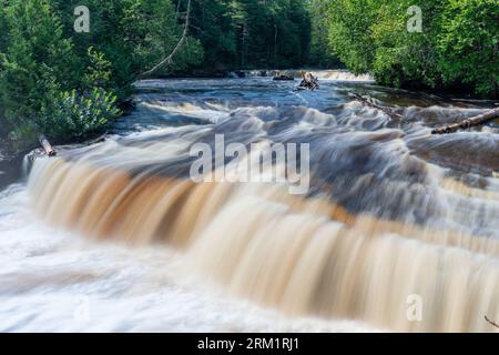 Der untere Tahquamenon fällt in Michigan Stockfoto