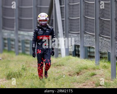 ZHOU Guanyu (chi), Alfa Romeo F1 Team Stake C43, portrait during the 2023 Formula 1 Heineken Dutch Grand Prix, 13th round of the 2023 Formula One World Championship from August 25 to 28, 2023 on the Zandvoort Circuit, in Zandvoort, Netherlands Stock Photo