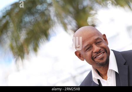 Bildnummer: 59706318  Datum: 26.05.2013  Copyright: imago/Xinhua (130526) -- CANNES (FRANCE), May 26, 2012 (Xinhua) -- U.S. actor Forest Whitaker poses during a photocall for the film Zulu presented out of competition as closing film at the 66th edition of the Cannes Film Festival in Cannes, France, on May 26, 2013. (Xinhua/Gao Jing) (lr) FRANCE-CANNES-FILM FESTIVAL-ZULU-PHOTOCALL PUBLICATIONxNOTxINxCHN Kultur Entertainment People Film 66 Internationale Filmfestspiele Cannes Photocall xcb x0x 2013 quer premiumd      59706318 Date 26 05 2013 Copyright Imago XINHUA  Cannes France May 26 2012 XIN Stock Photo