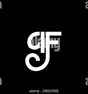 Logo mit IA-Buchstaben auf schwarzem Hintergrund. IA Creative Initials Letter Logo Konzept. ia-Letter-Design. IA-Design mit weißem Buchstaben auf schwarzem Hintergrund. I A Stock Vektor