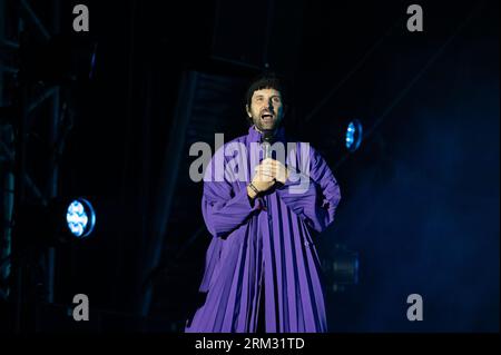 Portsmouth, Vereinigtes Königreich. 26. August 2023. Kasabian Headline am zweiten Tag des Siegerfests 2023. Cristina Massei/Alamy Live News Stockfoto