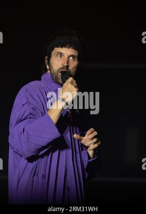 Portsmouth, Vereinigtes Königreich. 26. August 2023. Kasabian Headline am zweiten Tag des Siegerfests 2023. Cristina Massei/Alamy Live News Stockfoto