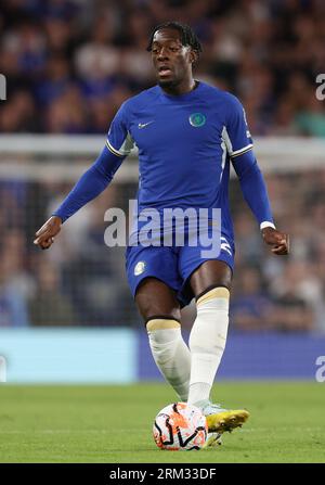 London, Großbritannien. 25. August 2023. Axel Disasi aus Chelsea während des Spiels in der Premier League in Stamford Bridge, London. Das Bild sollte lauten: Paul Terry/Sportimage Credit: Sportimage Ltd/Alamy Live News Stockfoto