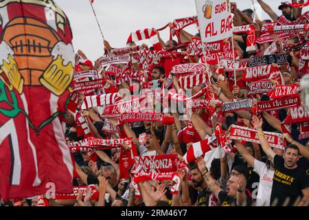 Monza, Italien. 26. August 2023. Fans von AC Monza, AC Monza gegen Empoli FC während der Serie A. Credit: /Alessio Morgese / Emage Credit: Alessio Morgese/E-Mage/Alamy Live News Stockfoto