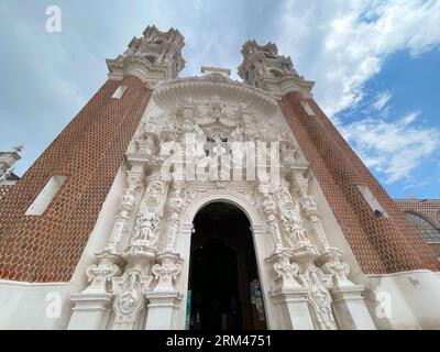 Basilika unserer Lieben Frau von Ocotlan: Eine Kulturikone in Tlaxcala, Mexiko Stockfoto