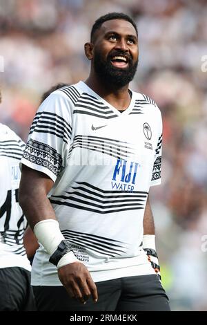 LONDON, UK - 26th Aug 2023:  Temo Mayanavanua of Fiji during the Summer Nations Series International match between England and Fiji at Twickenham Stadium  (Credit: Craig Mercer/ Alamy Live News) Stockfoto