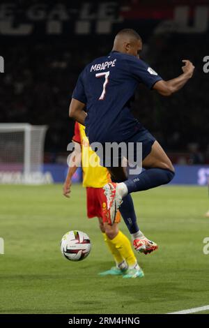 Paris, Frankreich. 26. August 2023. SAO PAULO, BRASILIEN - AUGUST 26: Spiel zwischen PSG und Lens als Teil der regulären Saison der Ligue 1 im Parc des Princes Stadium am 26. August 2023 in Paris, Frankreich. (Foto von Jose Prestes/PxImages) Credit: PX Images/Alamy Live News Stockfoto