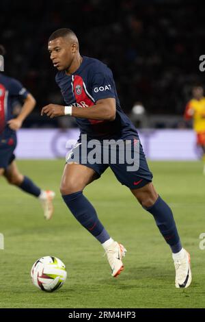 Paris, Frankreich. 26. August 2023. SAO PAULO, BRASILIEN - AUGUST 26: Spiel zwischen PSG und Lens als Teil der regulären Saison der Ligue 1 im Parc des Princes Stadium am 26. August 2023 in Paris, Frankreich. (Foto von Jose Prestes/PxImages) Credit: PX Images/Alamy Live News Stockfoto