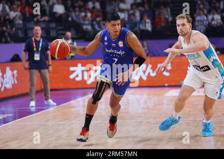 Okinawa Arena, Okinawa, Japan. 26th Aug, 2023. Jhornan Zamora (VEN), AUGUST 26, 2023 - Basketball : FIBA Basketball World Cup 2023 1st Round Group F match between Slovenia - Venezuela at Okinawa Arena, Okinawa, Japan. Credit: YUTAKA/AFLO SPORT/Alamy Live News Stockfoto