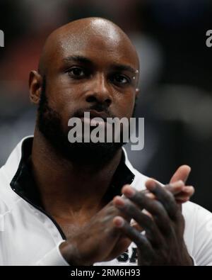 San Jose, Kalifornien, USA. 26. August 2023. Donnell Whittenburg (17) bei den Xfinity U.S. Gymnastics Championships 2023 im SAP Center in San Jose, Kalifornien, am Samstag, den 26. August 2023 (Bildnachweis: © David G. McIntyre/ZUMA Press Wire) NUR REDAKTIONELLE VERWENDUNG! Nicht für kommerzielle ZWECKE! Stockfoto
