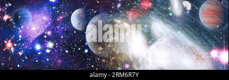 Hohe Qualität Raum Hintergrund. Elemente dieses Bild von der NASA eingerichtet. Stockfoto
