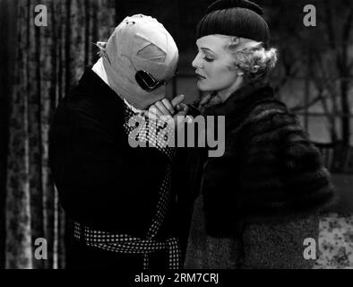 GLORIA STUART und CLAUDE RAINS in THE INVISIBLE MAN (1933), Regie führte JAMES WALE. Danksagung: UNIVERSAL PICTURES/Album Stockfoto