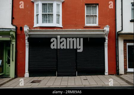 Fronten anzeigen, Aberywyth Stockfoto