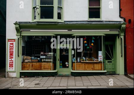 Fronten anzeigen, Aberywyth Stockfoto