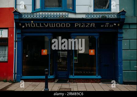 Fronten anzeigen, Aberywyth Stockfoto