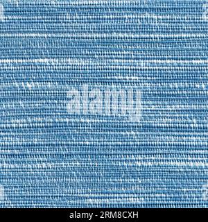 Nahtlose Textil-Textur in Baumwollblau Stockfoto