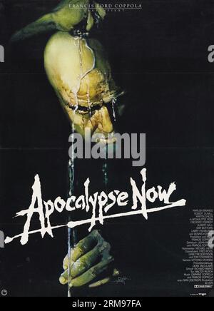 Apokalypse Now (United Artists, 1979) Deutsches Poster. Marlon Brando, Martin Sheen, Robert Duvall, Frederic Forrest, Laurence F. Stockfoto