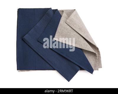 Set of table mats on white background Stockfoto