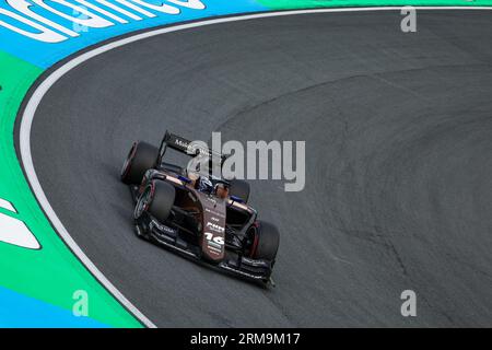 16 NISSANY Roy (isr), PHM Racing von Charouz, Dallara F2, Action während der 11. Runde der FIA Formel 2 Meisterschaft 2023 vom 25. Bis 28. August 2023 auf dem Zandvoort Circuit in Zandvoort, Niederlande Stockfoto