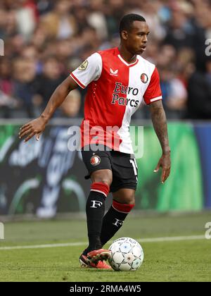 ROTTERDAM - Igor Paixao von Feyenoord während des niederländischen Erstligaspiels zwischen Feyenoord und Almere City FC im Feyenoord Stadion de Kuip am 27. August 2023 in Rotterdam, Niederlande. ANP MAURICE VAN STONE Stockfoto