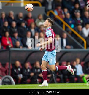 Matty Cash #2 of Aston Villa during the Premier League match between Burnley and Aston Villa at Turf Moor, Burnley on Sunday 27th August 2023. (Photo: Mike Morese | MI News) Credit: MI News & Sport /Alamy Live News Stock Photo