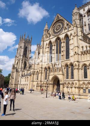 Der südliche Aspekt des York Minster Stockfoto