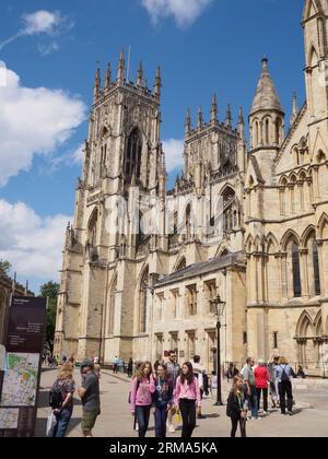 Der südliche Aspekt des York Minster Stockfoto