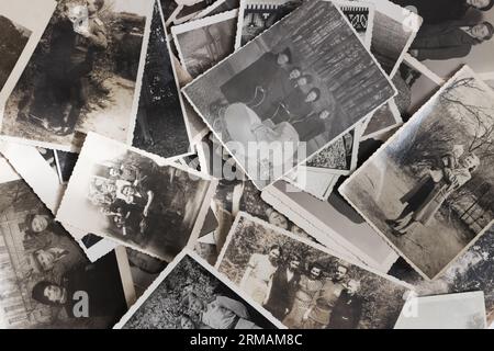 Amateurfilm-Aufnahmen Ende der 1940er Jahre Stockfoto